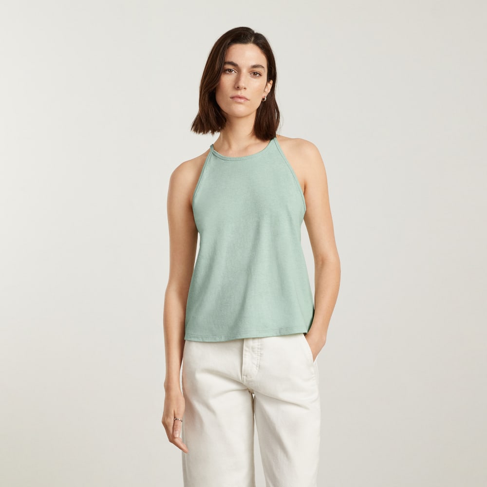The Hemp Cutaway Tank | White Sage - Image 2