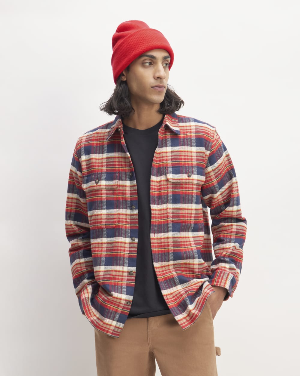 The Good Merino Wool Beanie | Classic Red - Image 3