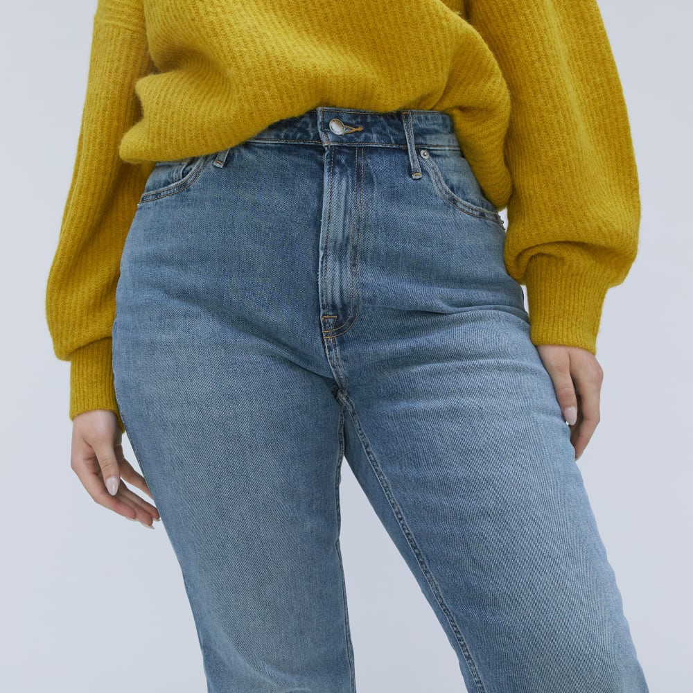 The Cheeky Hourglass Jean | Worn-In Mid Blue | 26.5 Inseam - Image 4