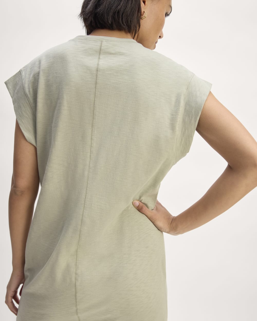 The Muscle Tee Midi Dress | Seagrass - Image 5