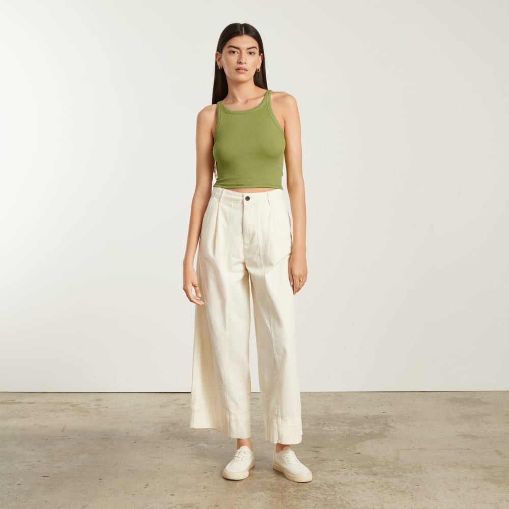 The Pima Micro-Rib Short Tank | Pepper - Image 4