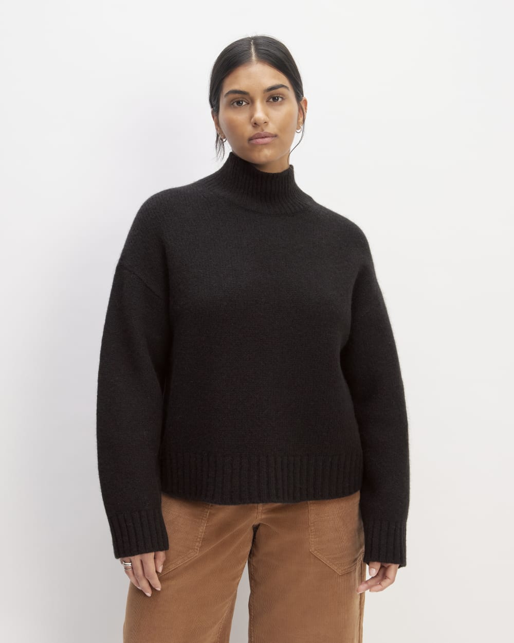 The Cloud Oversized Turtleneck | Black