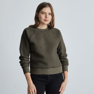 The ReNew Fleece Raglan Sweatshirt | Kalamata
