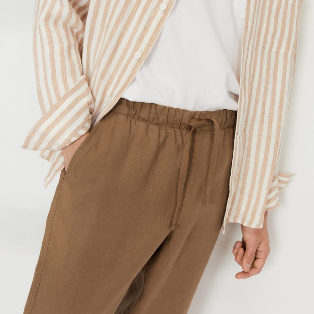 The Linen Easy Pant | Toasted Coconut - Image 4