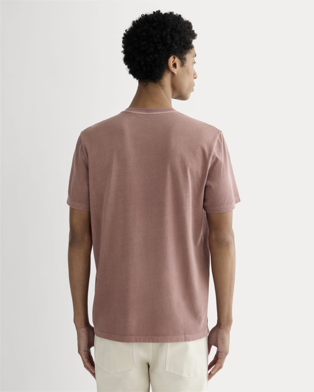 The Essential Organic Garment-Dyed Henley | Brown Garment Dye - Image 5