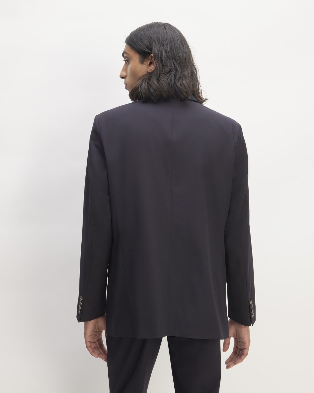 The Italian Wool Jacket | Navy - Image 6