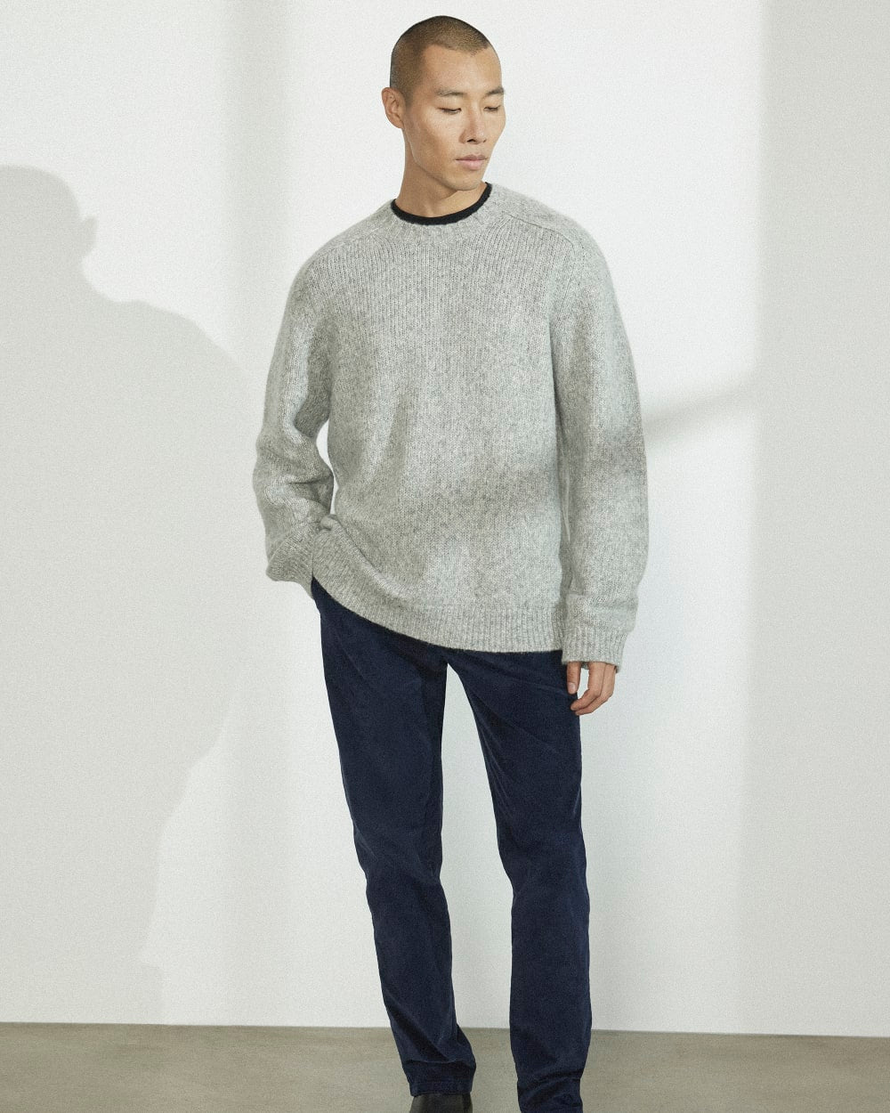 The Cloud Crewneck Sweater | Heathered Grey - Image 8