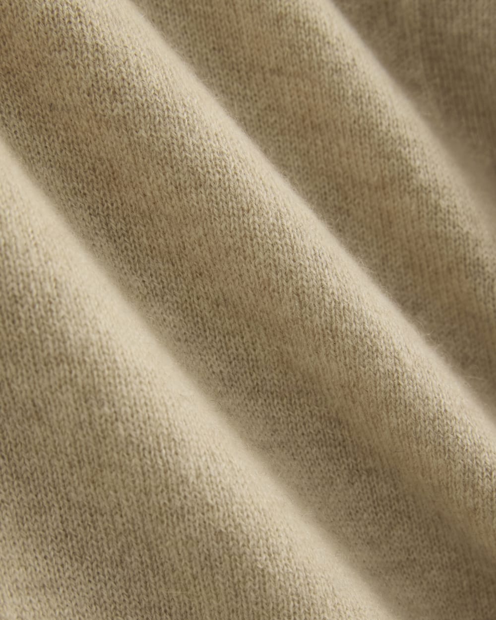 Cashmere Button-Up Shirt | Heather Light Camel - Image 6