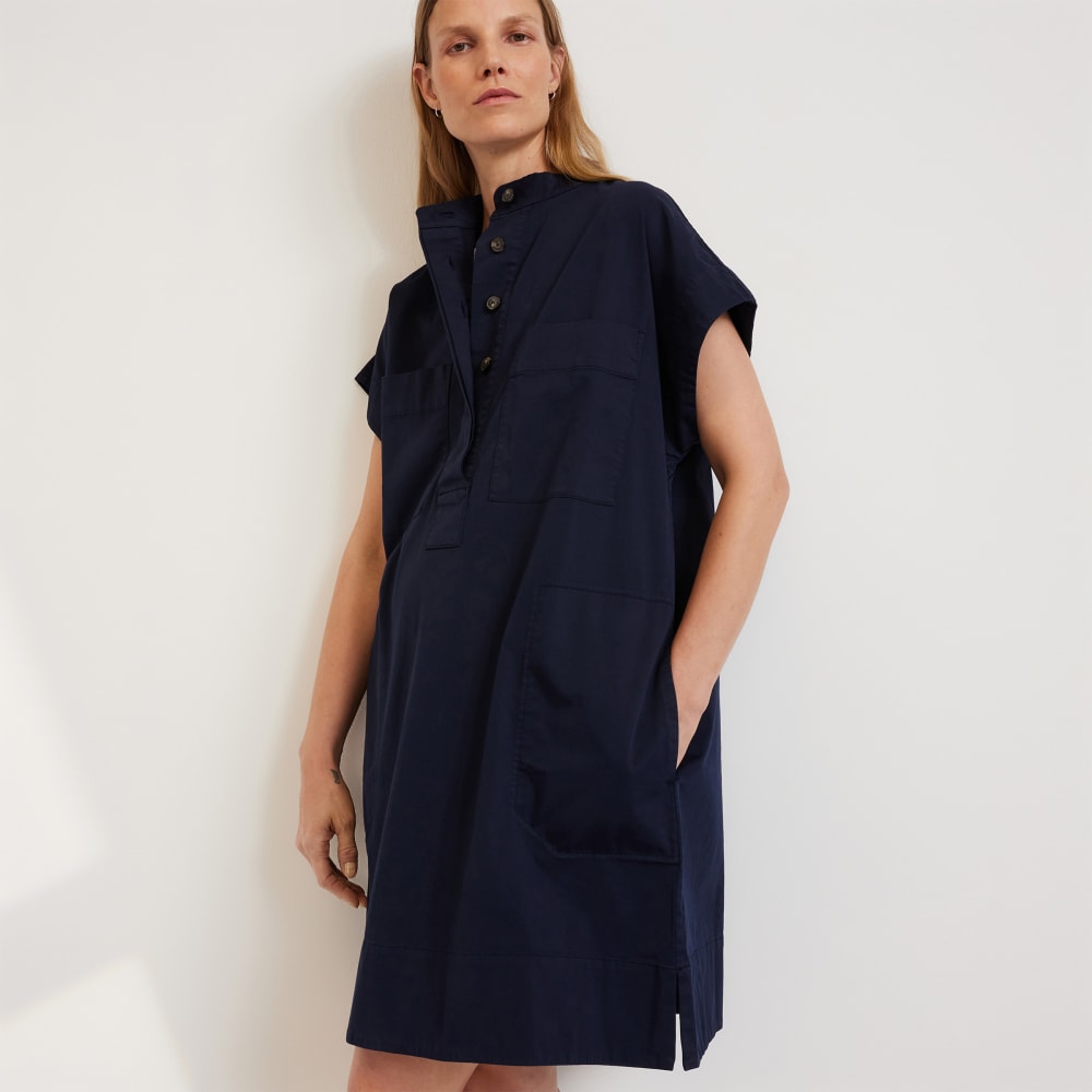 The Easy Workwear Dress | Navy - Image 4
