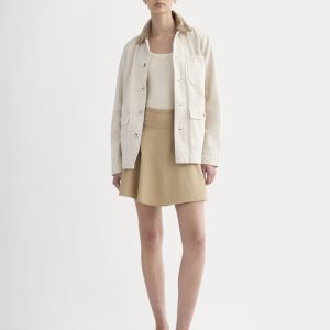 The Circle Mini Skirt | Warm Trench