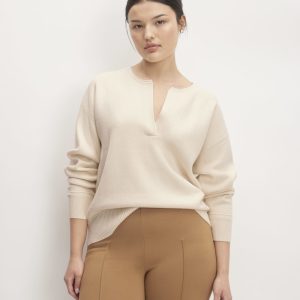 The Cotton-Merino Vintage Henley | Canvas