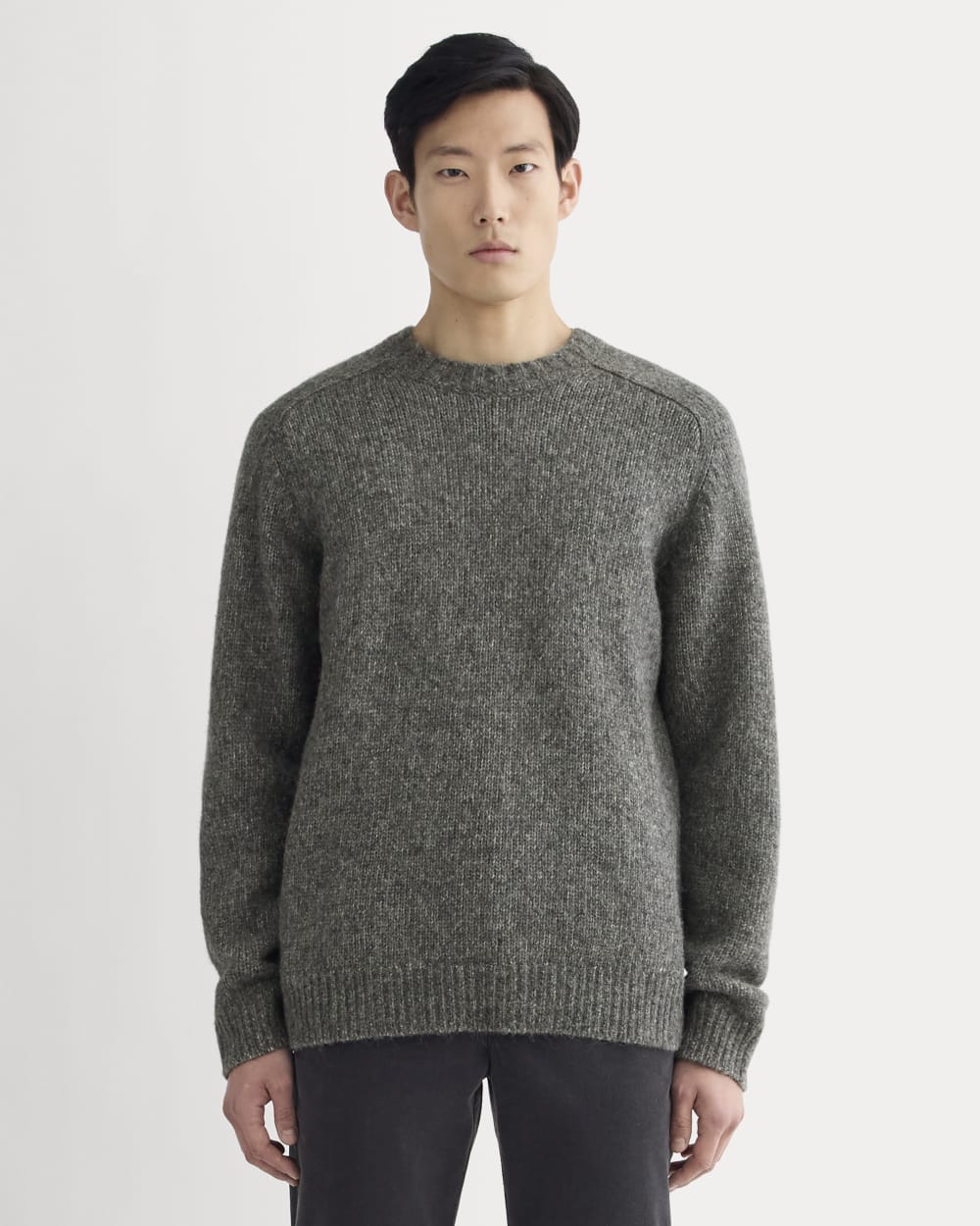 The Cloud Crewneck Sweater | Heather Charcoal