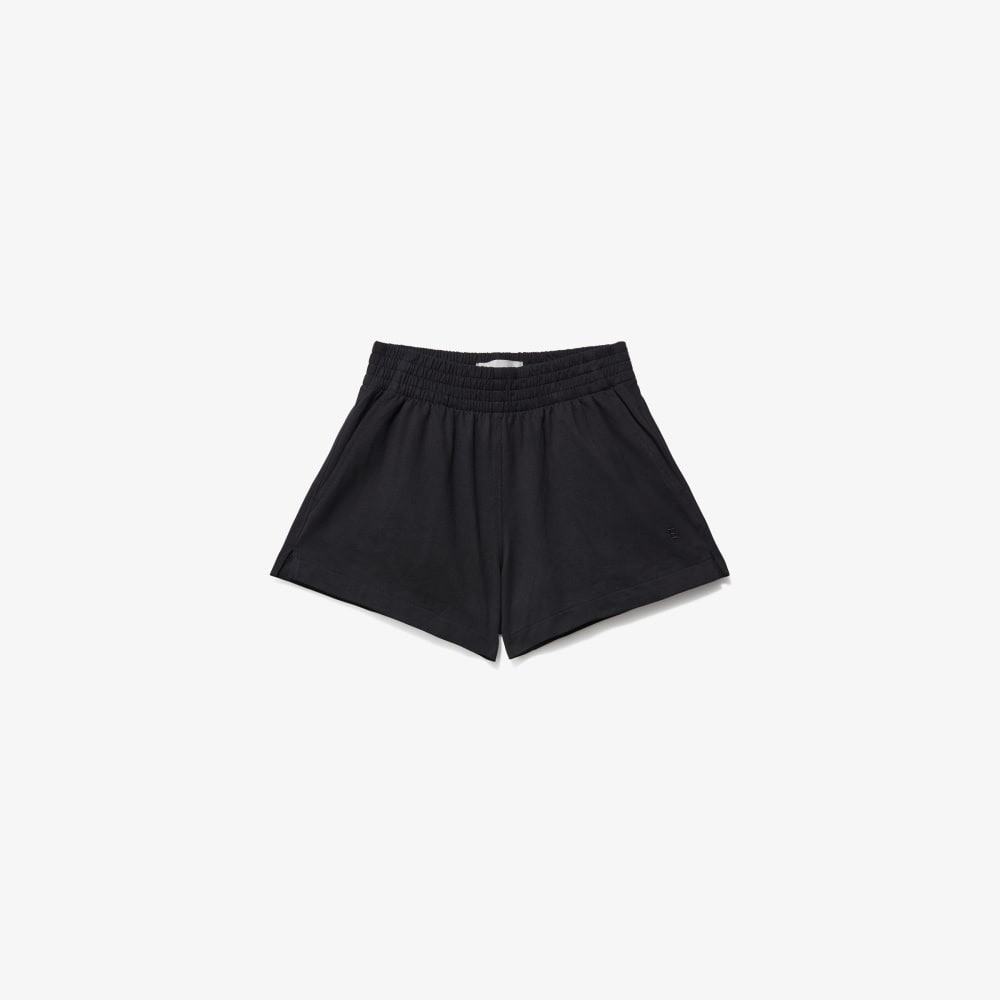 The Retro Jersey Short | Black