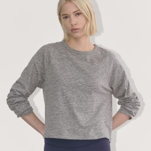 The Perform Crew Tee | Heathered Grey