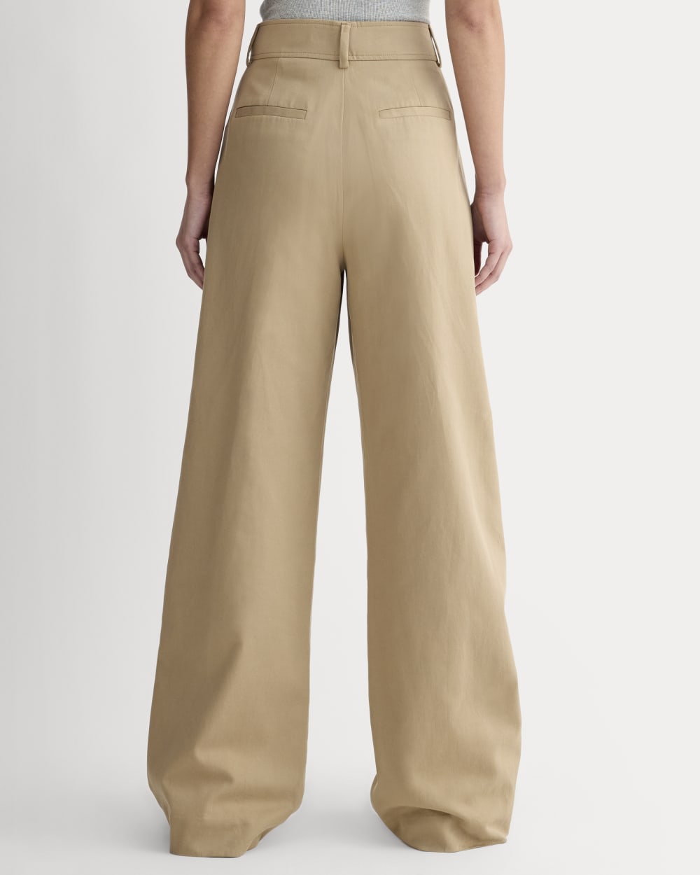 The Draper Pleated Pant in Buttersmooth | Ash Brown | 32 Inseam - Image 5
