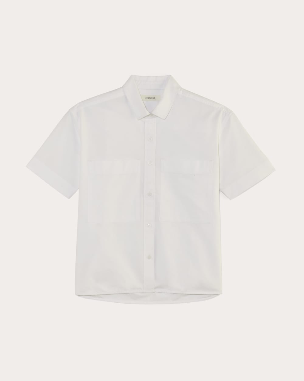 The Short-Sleeve Boxy Oxford | White - Image 2