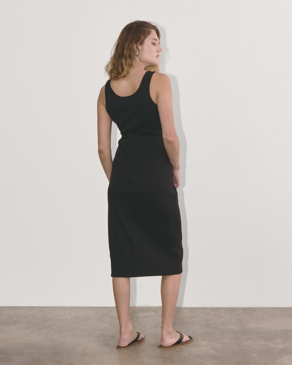 The '90s Rib Dress | Black - Image 5