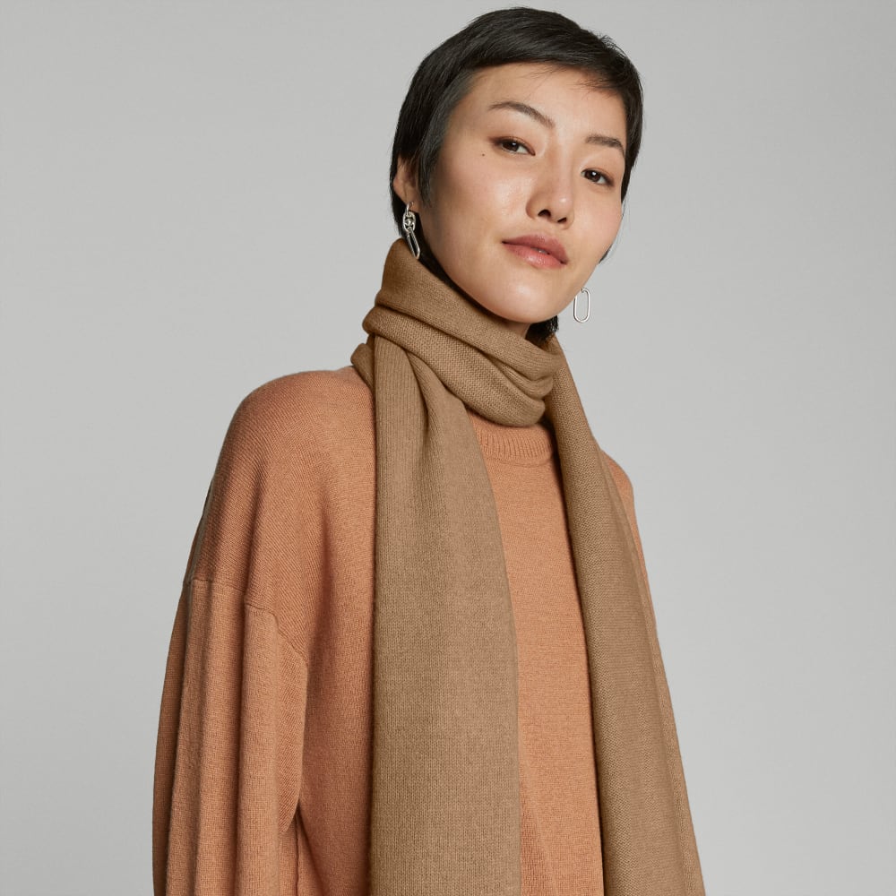 The Cashmere Scarf | Light Camel - Image 6
