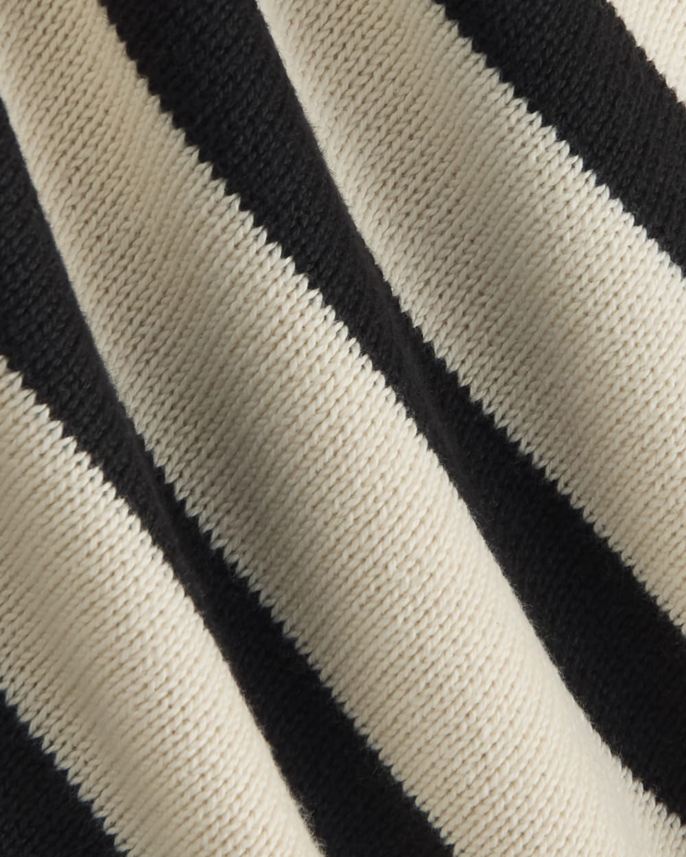 The Boxy Sweater in Everyday Cotton | Canvas / Black - Image 6