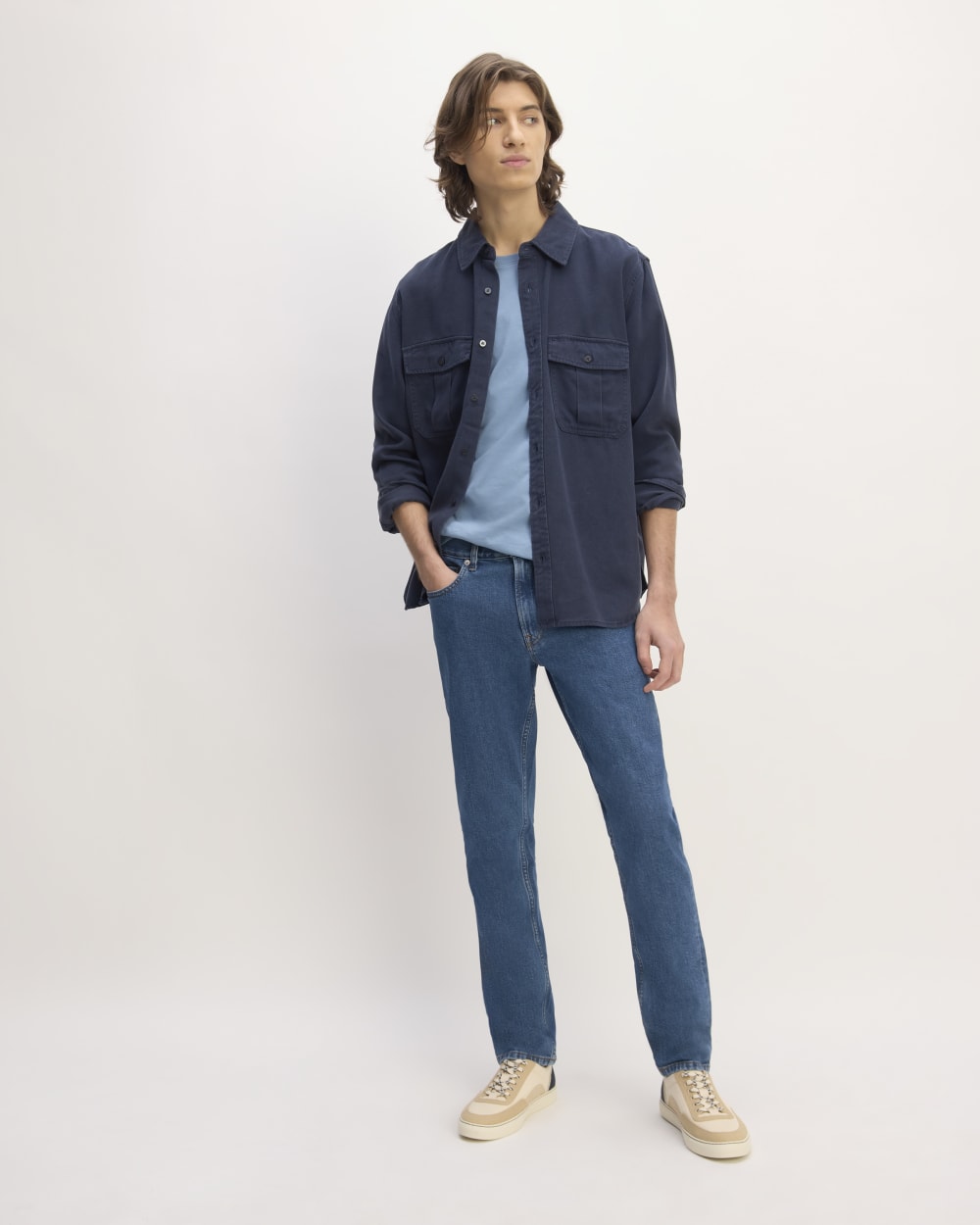 The Organic Cotton Slim-Fit Jean | Ocean