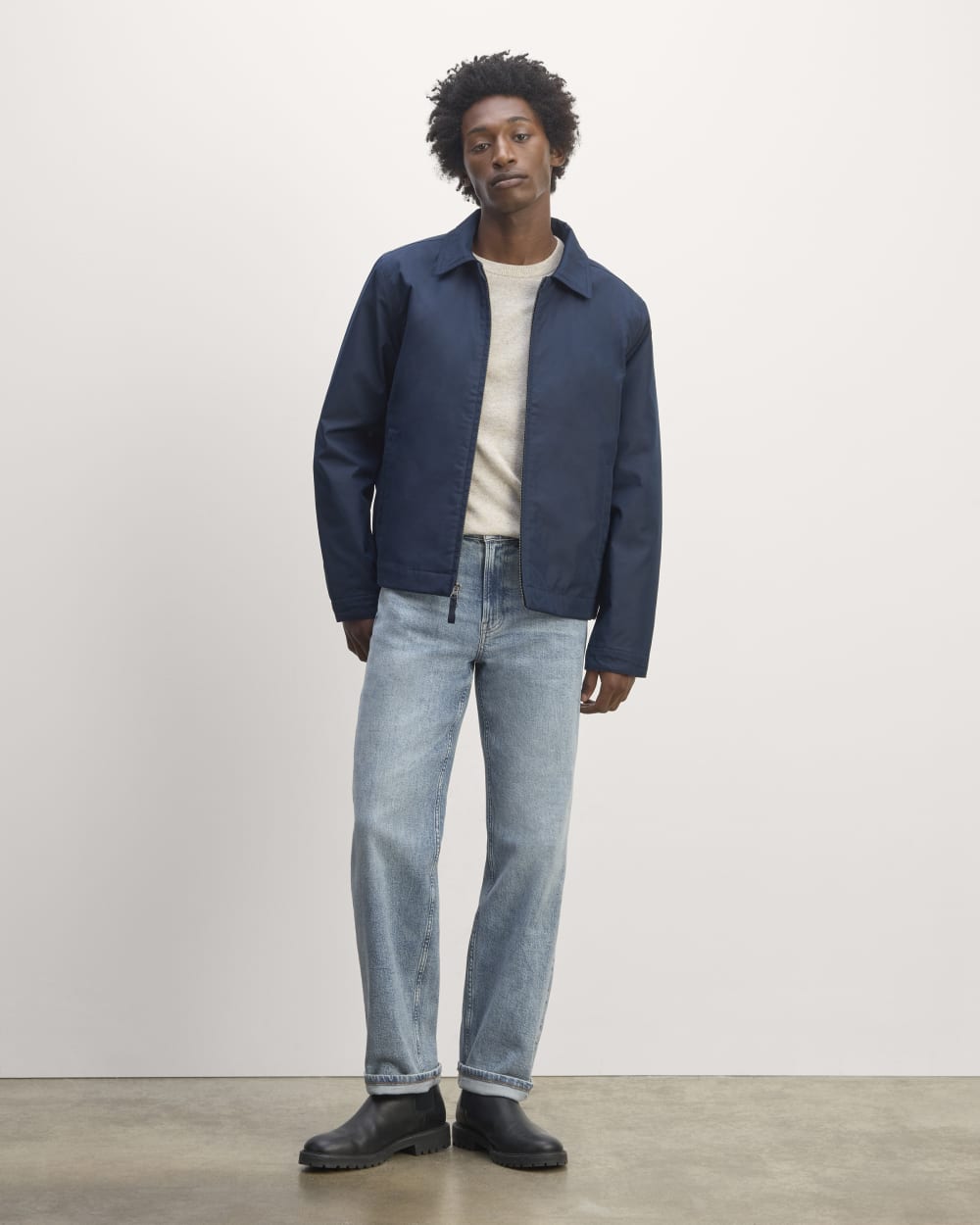 The Selvedge Loose Straight Jean | Longbay