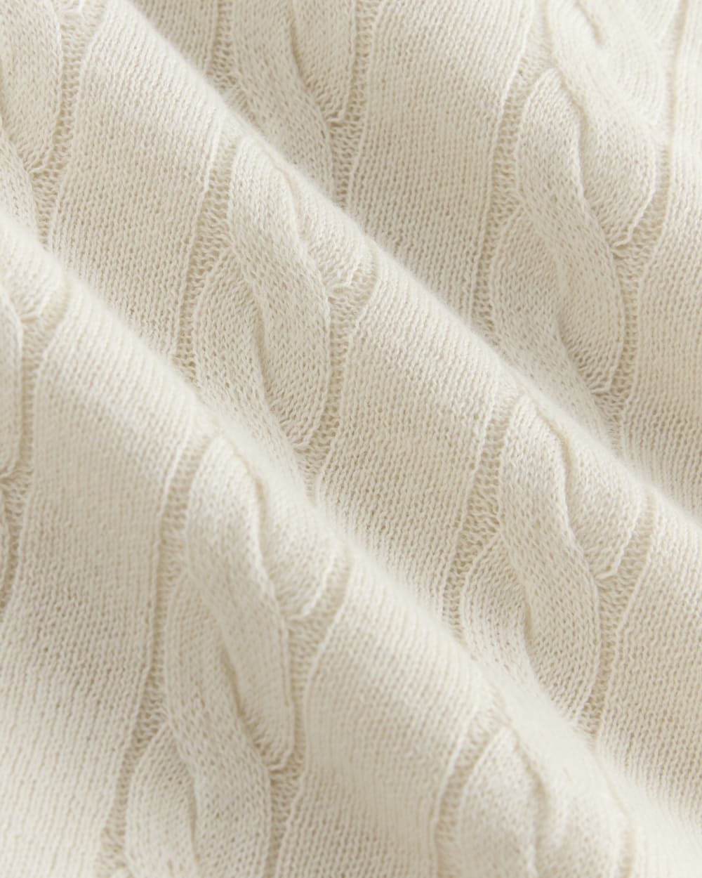 The Cable Halter in Cotton Cashmere | Birch - Image 6