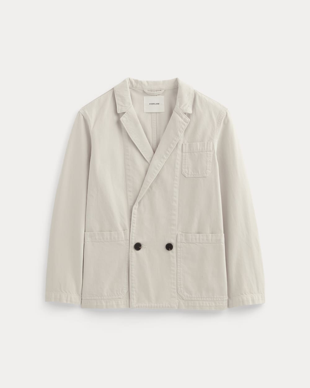 The Denim Chore Blazer | Garment-Dyed Sand - Image 2