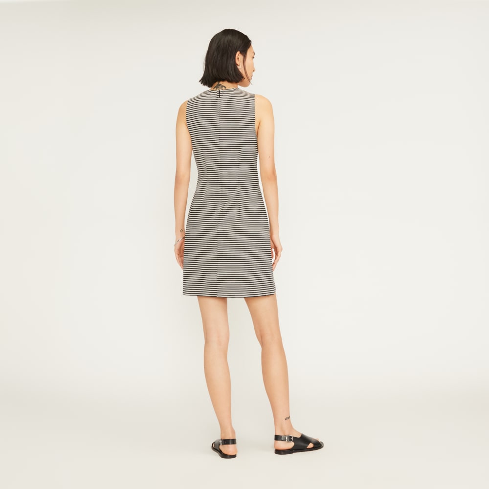 The Dream '90s Shift Dress | Parchment / Black - Image 3