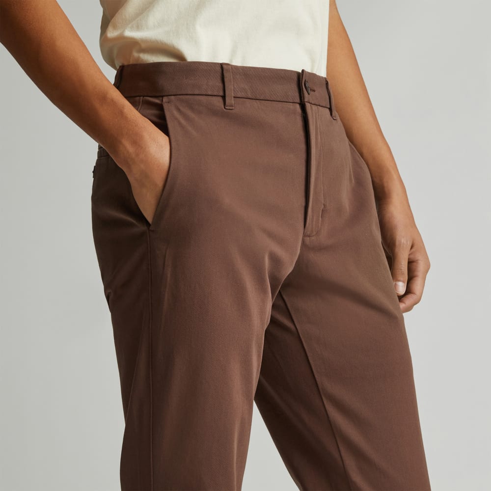 The Performance Chino | Uniform | Chocolate Brown | Slim - Image 4