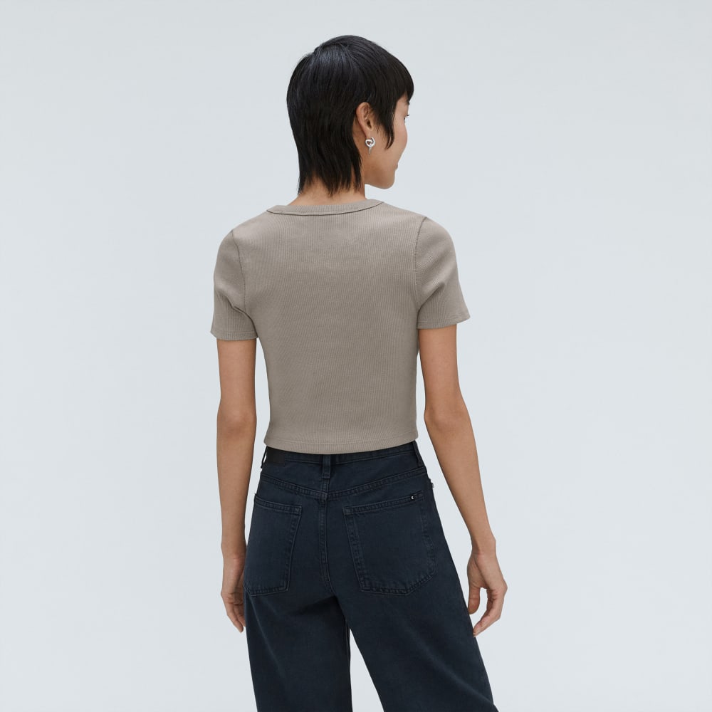 The '90s Rib Tee | Clay - Image 3