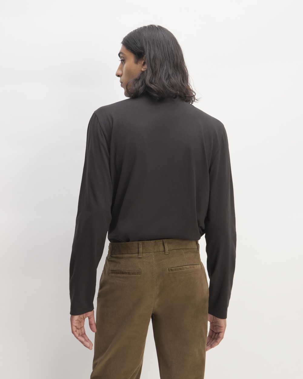 The Organic Cotton Long-Sleeve Turtleneck | Black - Image 6