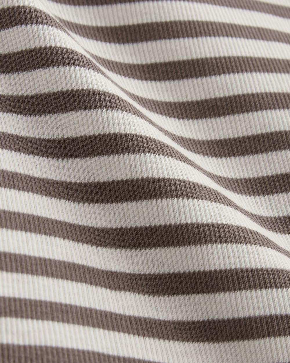 The Luxe Rib Crew | Bone / Deep Taupe - Image 5