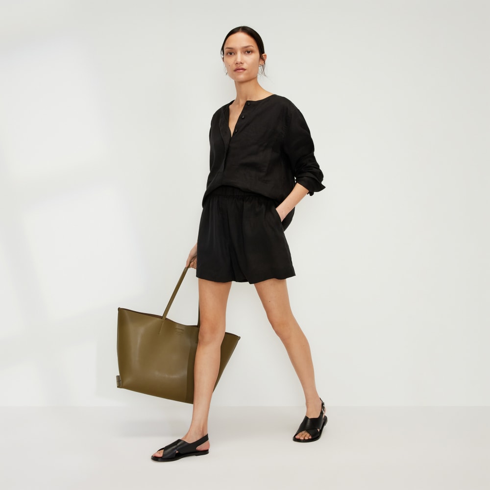 The Linen Boxer Short | Black - Image 3