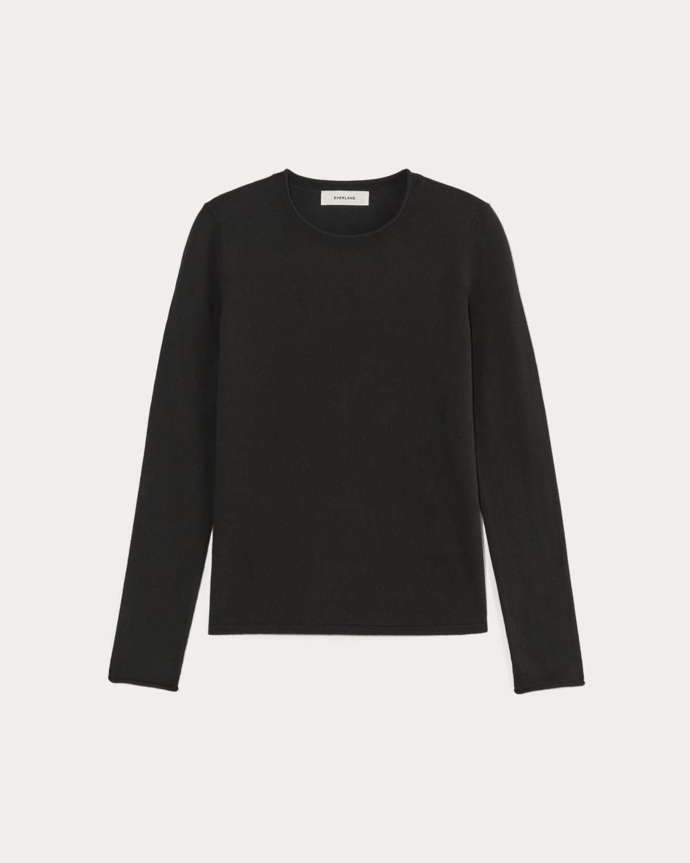 The Crew in Cotton Cashmere | Black - Image 2