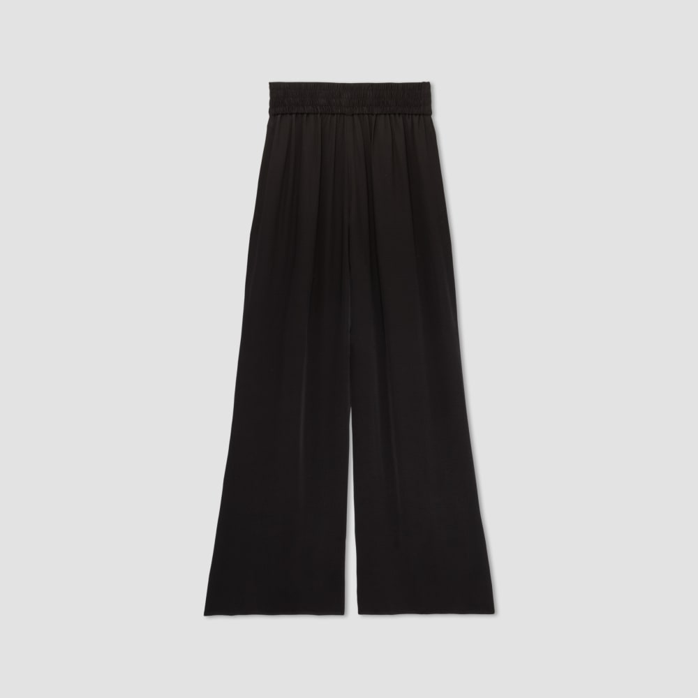 The Satin Pull-On Pant | Black - Image 2