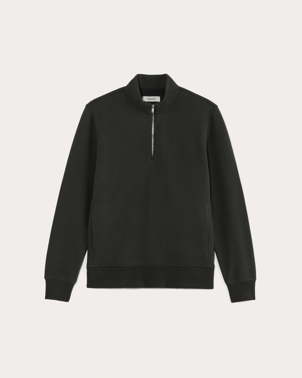 The Off-Duty Terry Quarter-Zip | Black - Image 2
