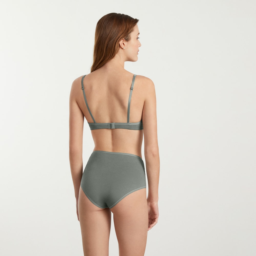 The Cotton High-Rise Hipster | Dark Sage - Image 3