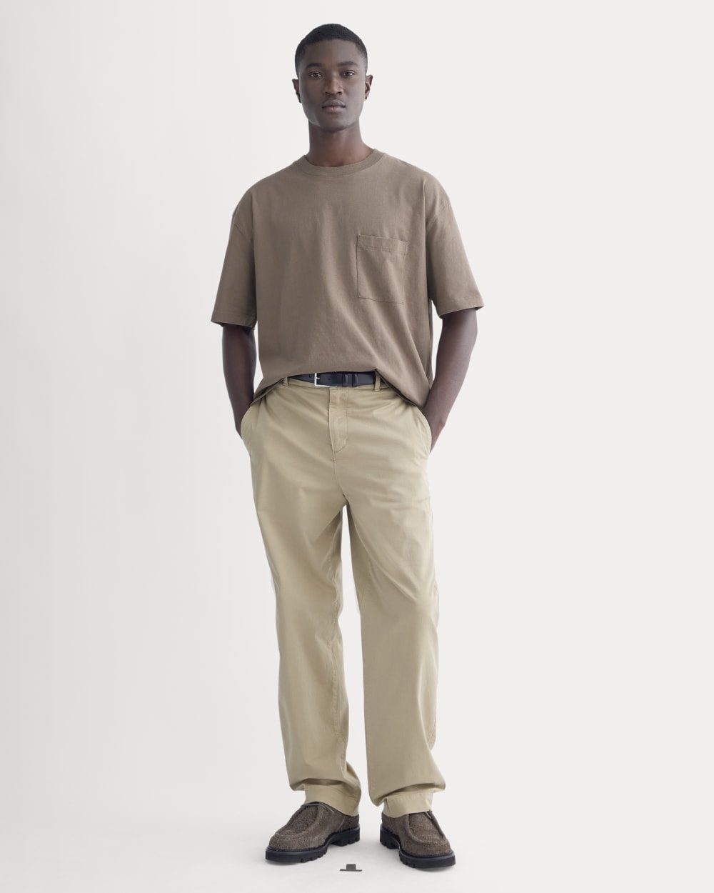 Oversized Classic Tee | Deep Taupe - Image 3