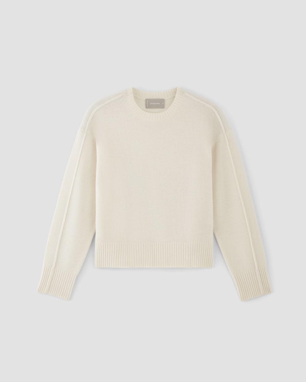 The Good Merino Wool Crewneck Sweater | Bone - Image 2