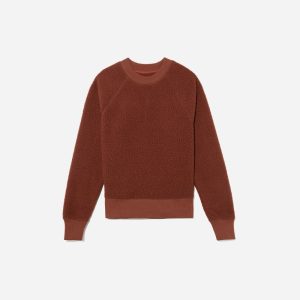 The ReNew Fleece Raglan Sweatshirt | Rosewood