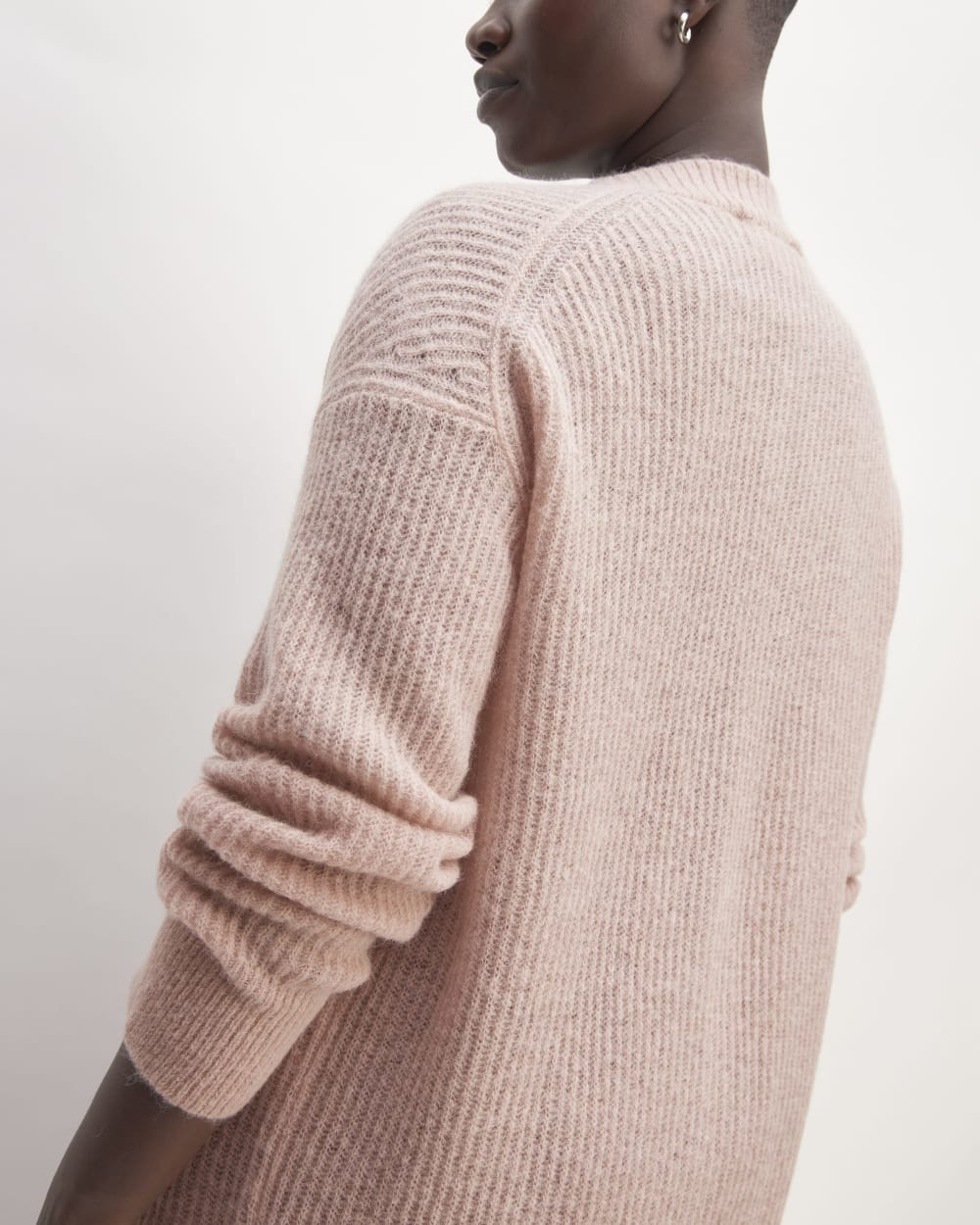 The Alpaca Oversized Cardigan | Cafe Creme - Image 5