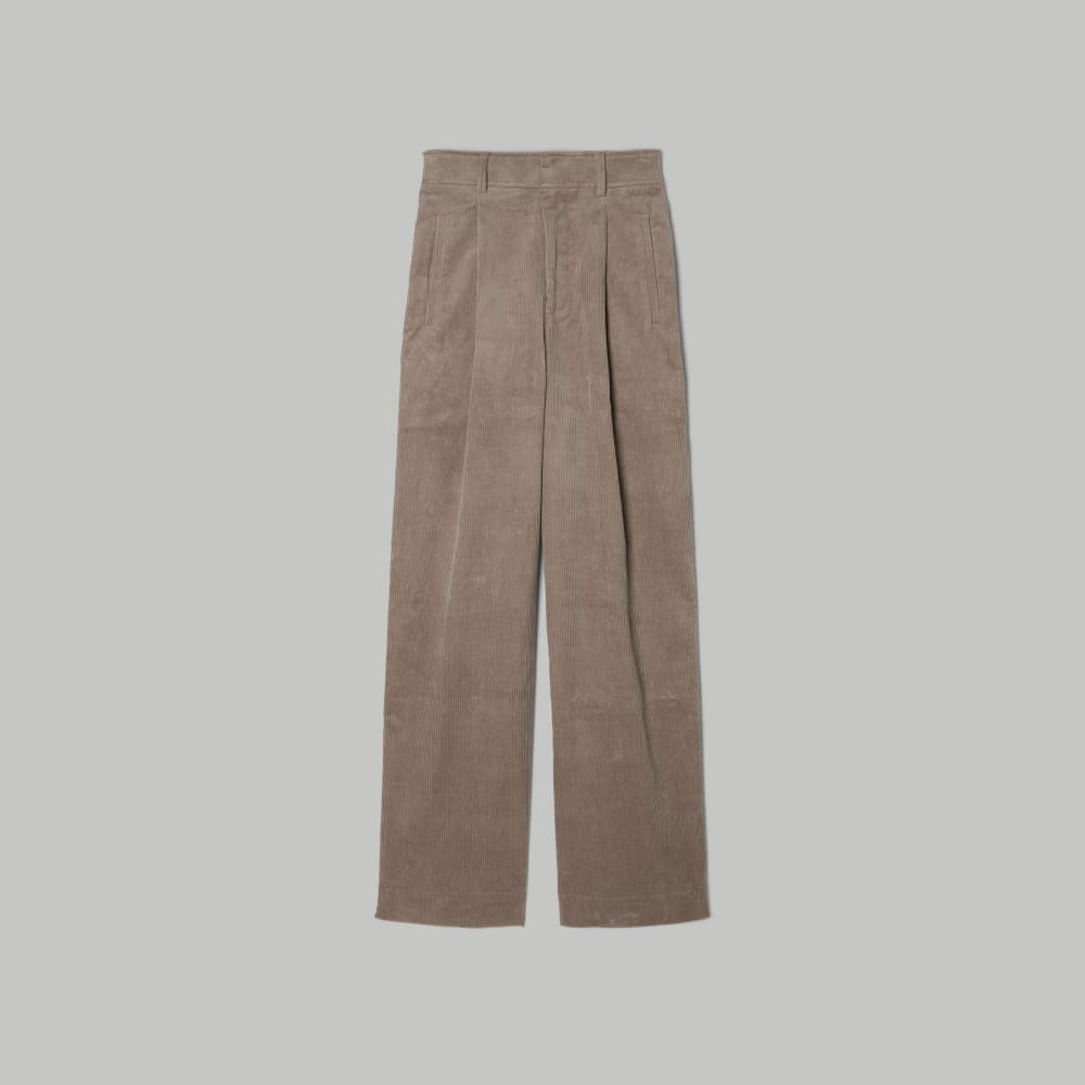 The Corduroy Way-High® Drape Pant | Taupe Grey - Image 2