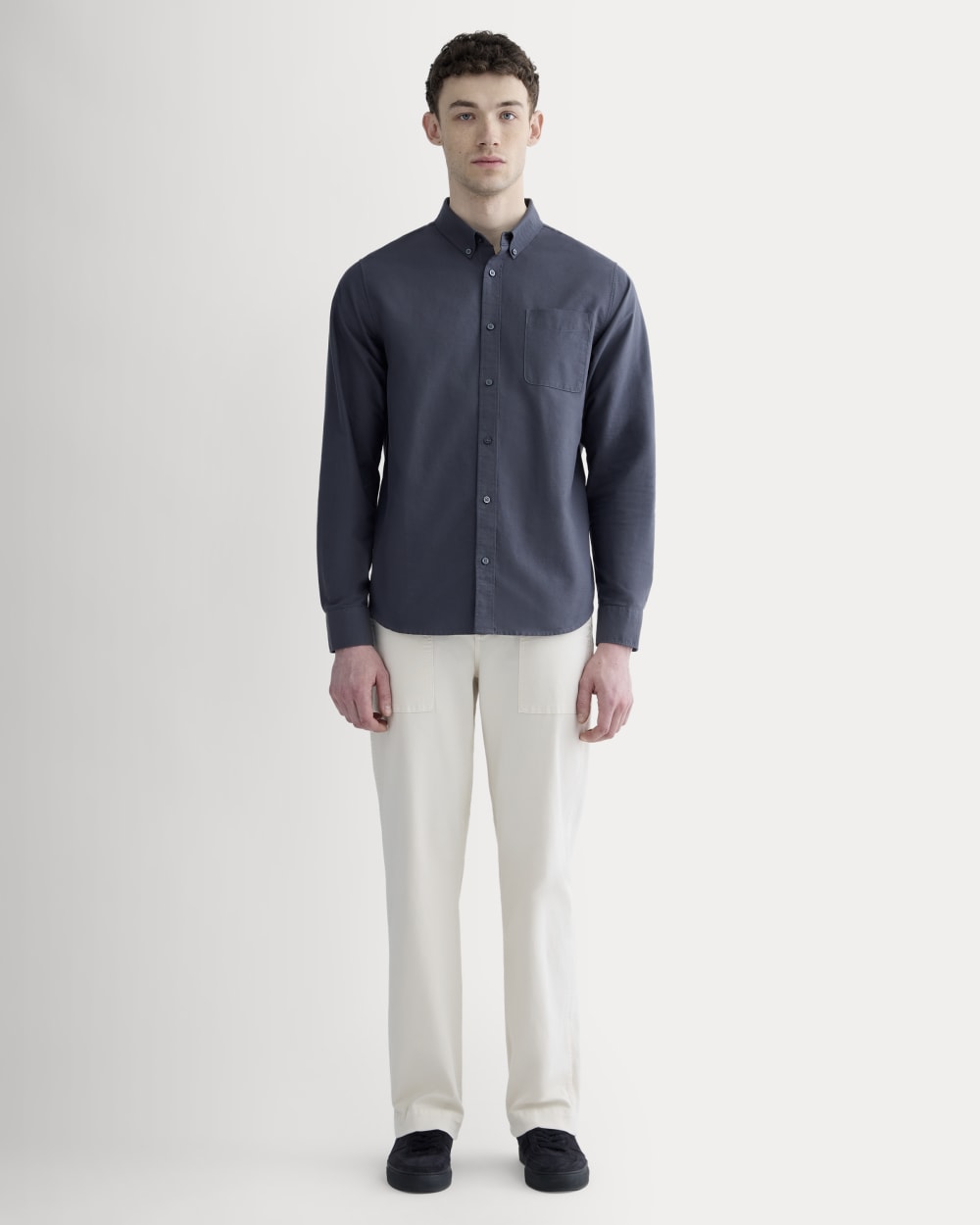 The Classic Oxford Shirt | Slate Grey | Tall - Image 3