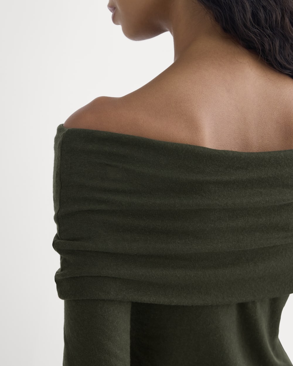 The Off-the-Shoulder Top in Butterluxe | Dark Green - Image 4