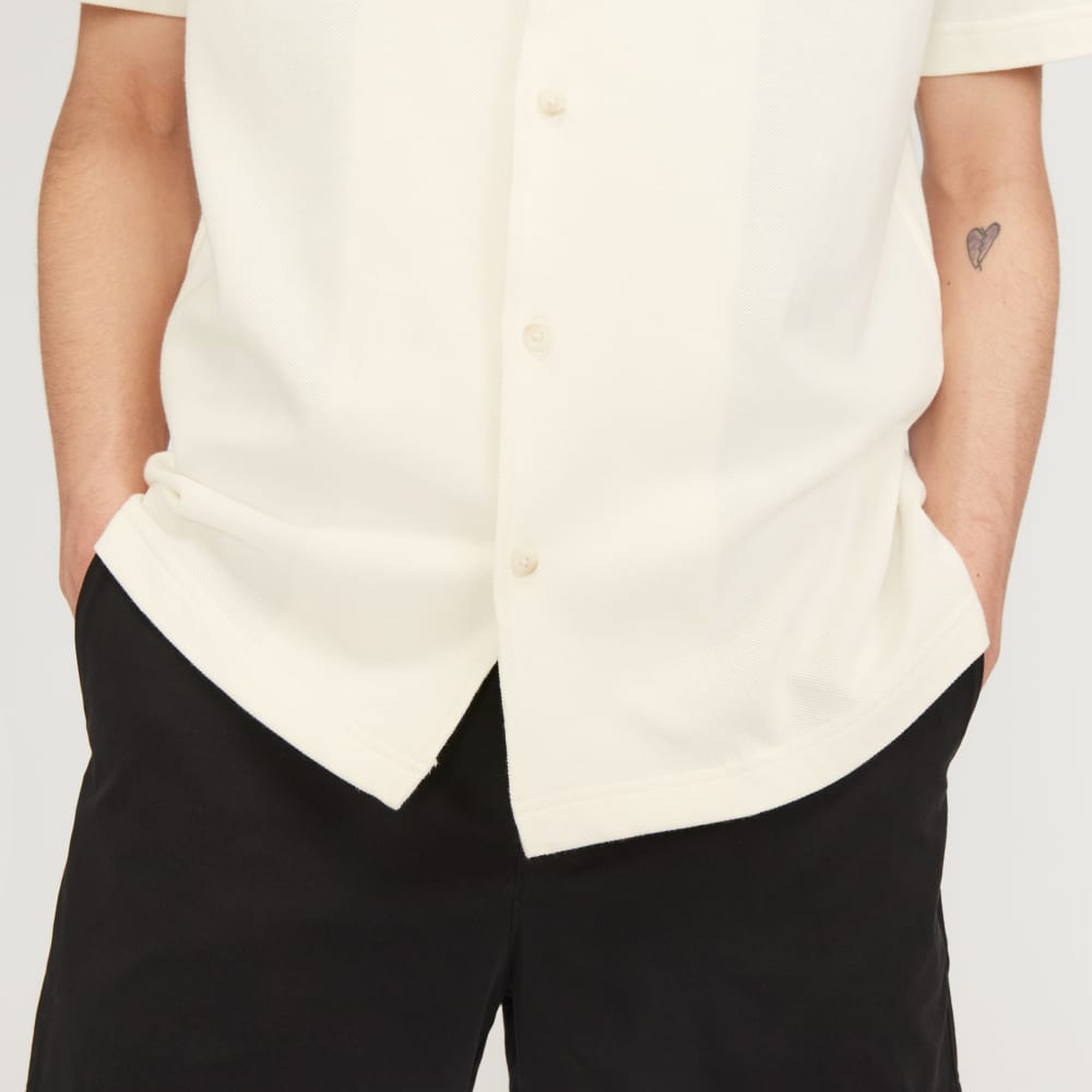 The Pique Short-Sleeve Shirt | Bone - Image 5