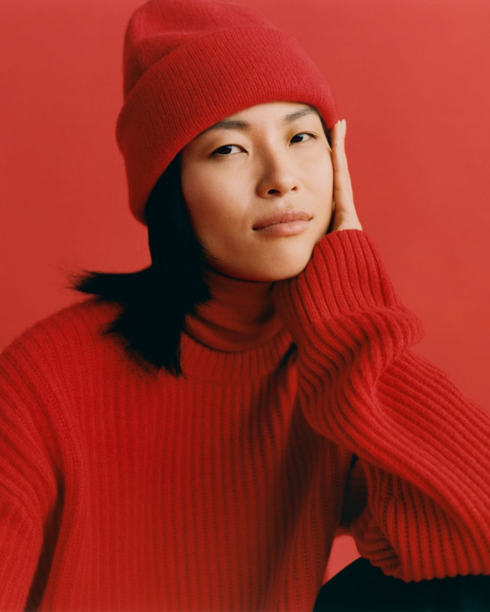 The Good Merino Wool Beanie | Classic Red - Image 5