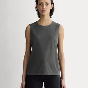 The Boyfriend Tank in Essential Cotton | Black
