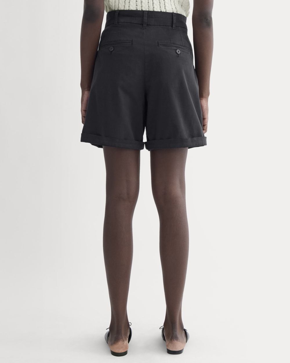 The Pleated Chino Short | Black - Image 5