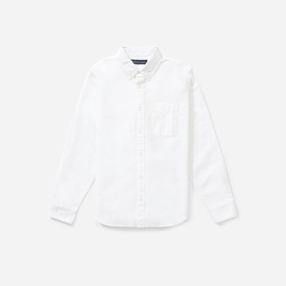 The Standard Fit Japanese Oxford Shirt | Uniform | White | Tall