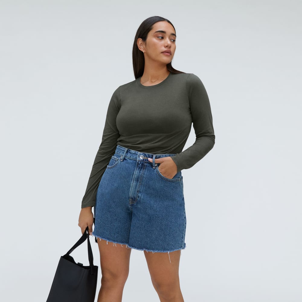 The Organic Cotton Long-Sleeve Crew | Kambaba - Image 5